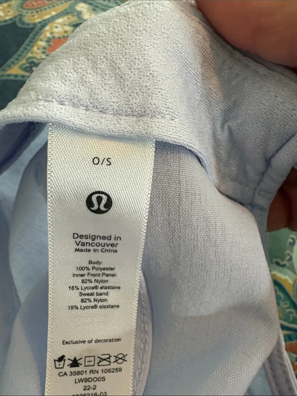 lululemon light purple logo baseball cap